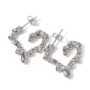 Stainless Steel Heart Earrings